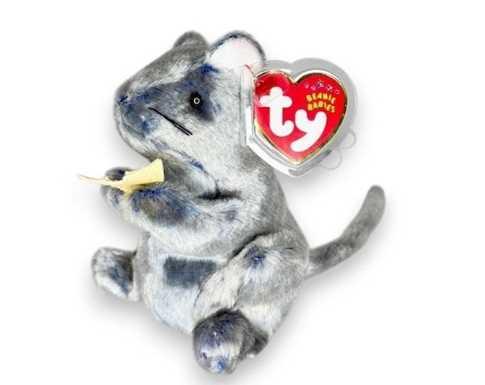 Cheddar the Mouse | Cheesy Little Nibbler | Mint Heart Tag TY Beanie Baby