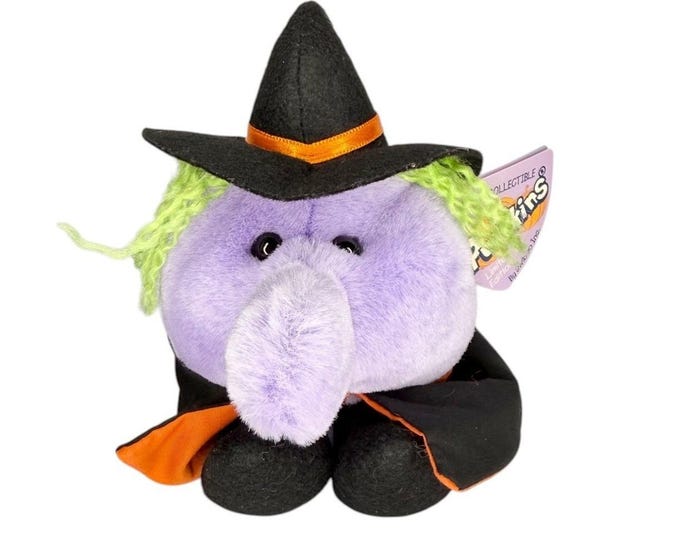 Esmeralda the Witch | Bewitching Lavender Lady  | Puffkins Collectible Plush