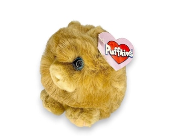 Cinnamon the Cat | Cozy Golden Kitty | Puffkins Collectible Plush