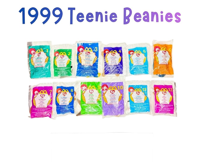 1999 McDonald's Teenie Bean Babies | Sealed & New Condition | Sold Individually TY Beanie