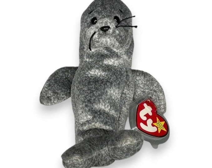 Slippery the Seal  | Ocean Cuddle | Mint Heart Tag TY Beanie Baby