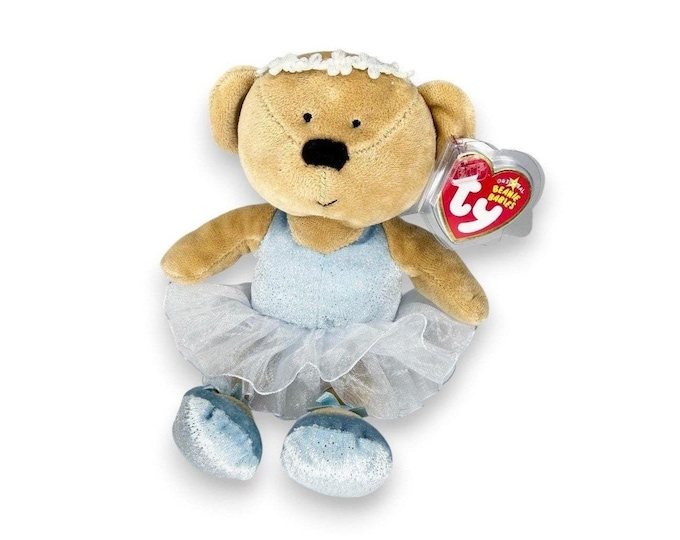 Fairydust the Bear  | Twirling Sweetheart | Mint Heart Tag TY Beanie Baby