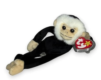 Vintage Schuco Monkey, German Monkey 60's Toy, Plastic Face Monkey