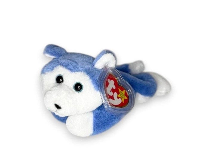 Nanook II the Husky | Arctic Trail Pup | Mint Heart Tag TY Beanie Baby