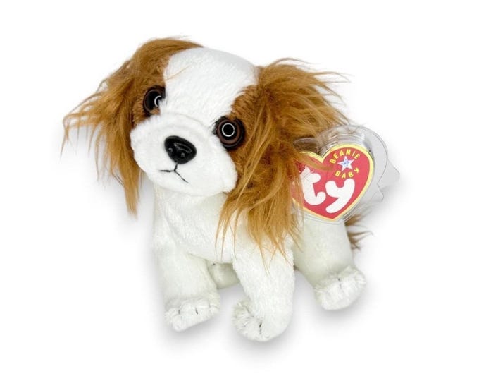 Regal the Dog | Royal Spaniel Sidekick | Mint Heart Tag TY Beanie Baby