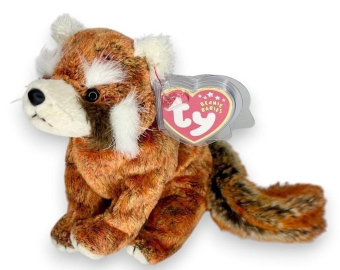Rusty the Red Panda | Bushy-Tailed Explorer | Mint Heart Tag TY Beanie Baby