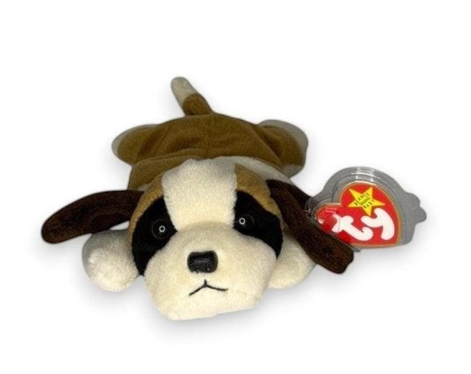 Bernie the St. Bernard | Gentle Rescue Pup | Mint Heart Tag TY Beanie Baby