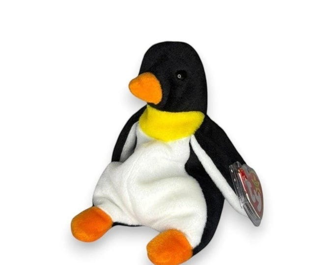 Waddle the Penguin | Snowy Waddler | Mint Heart Tag TY Beanie Baby