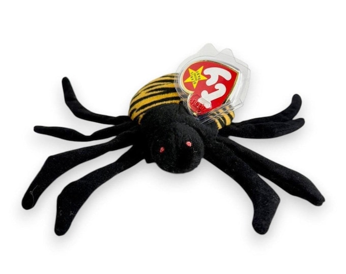 Spinner the Spider | Web Weaver of Wonder | Mint Heart Tag TY Beanie Baby