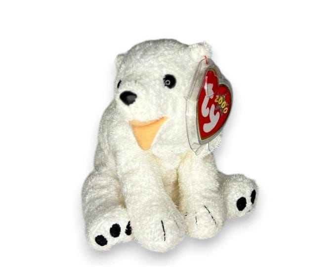 Aurora the Polar Bear | Arctic Sweetheart | Mint Heart Tag TY Beanie Baby