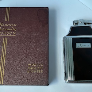 Vintage RONSON cigarette case lighter