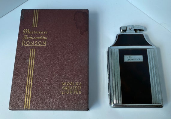 Vintage Cigarette Case Gas Lighter 1970's Cigarette Case 
