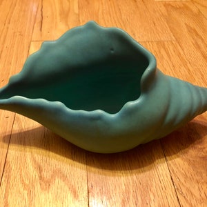 Vintage Van Briggle Blue Conch Shell-Signed