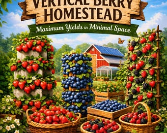 Backyard Berry Homesteading eBook | Grow More Berries in Less Space