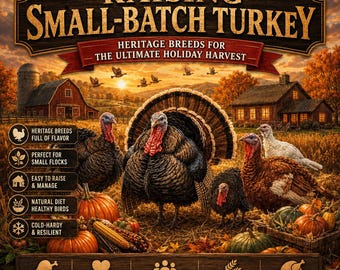 Small-Batch Turkey Farming eBook | Raise Heritage Turkeys for a Better Holiday Harvest