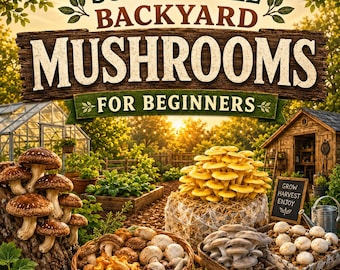 Backyard Mushroom Farming eBook | Sustainable Mushroom Growing for Beginners