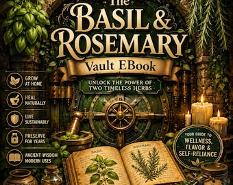Basil and Rosemary eBook | Grow, Harvest, Preserve & Use Two Timeless Herbs