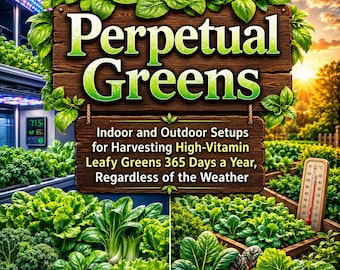 BACKYARD PERPETUAL Greens eBook: Year Round Leafy Greens Guide, Home Gardening PDF Download