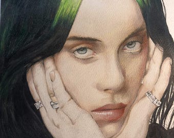 billie Eilish Portrait Print