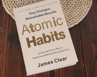 A Book Influences A Lifetime Atomic Habits in English Establishing Good Habits Breaking Habits Printing Clearly Quality Paper