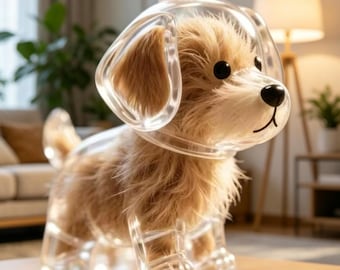 Haustier-Fell-Aufbewahrung, personalisierter Hund-Gedenkhalter, kundenspezifischer Haarkapselanhänger, Haustier-Verlustgeschenk