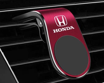 Honda Mugen Magnetic Phone Holder, Metal Car Mount for Civic Accord CRV HRV Jazz City Odyssey Accessories