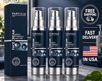 3PCS Particle Men's Anti-Aging Face Cream – Fights Eye Bags, Dark Spots