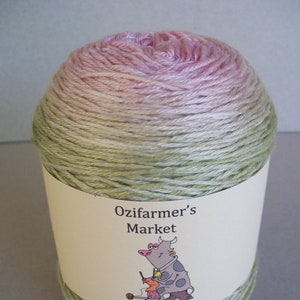 Silky Sock - 4ply Fingering Weight BFL/Silk gradient dyed yarn. Colourway - Sweetpea