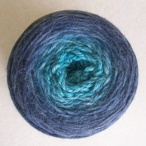Rapture DK.  Alpaca/Silk/Cashmere blend yarn.  Ocean