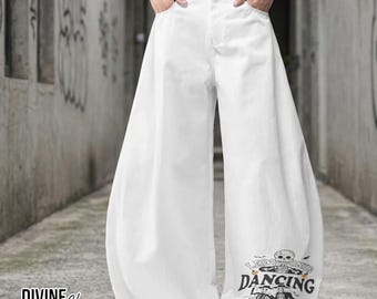 Wide Leg Pants | Graphic Oversized Casual Bottoms | Daily Wear | Y2K Streetwear Style