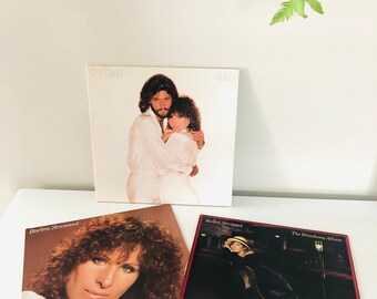 3 Barbara Streisand Albums Memories The Broadway Album Barry Gibb Guilty