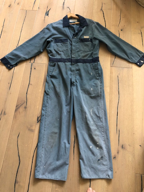 SALE Vintage 40's/50's Mechanic Coveralls Grunge … - image 3