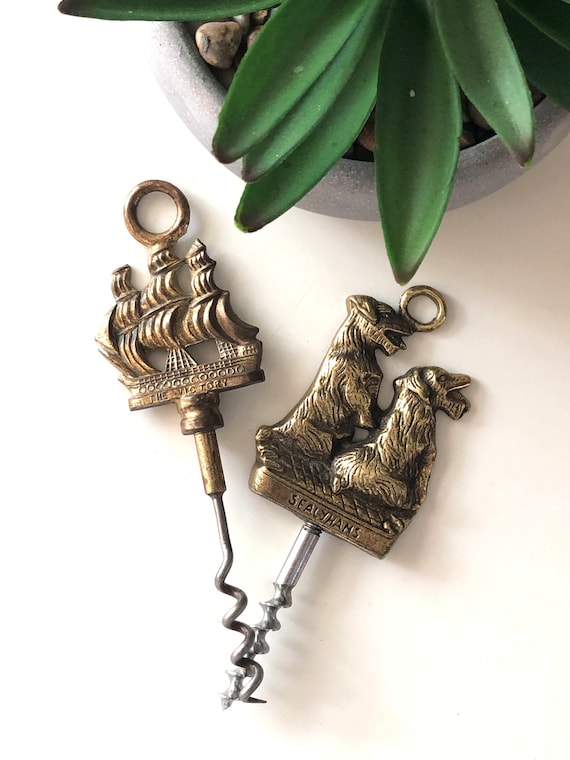 Vintage Brass Wine Bottle Cork Opener the VICTORY Ship Wine Opener Antique  free Shipping With Second Purchase -  Canada