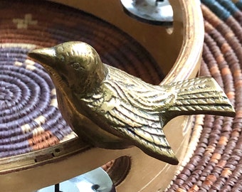 Vintage Brass Bird Home Decor Brass Figurine