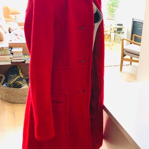 Vintage Christmas Red Miss Sixty Coat Made In Italy - Etsy España