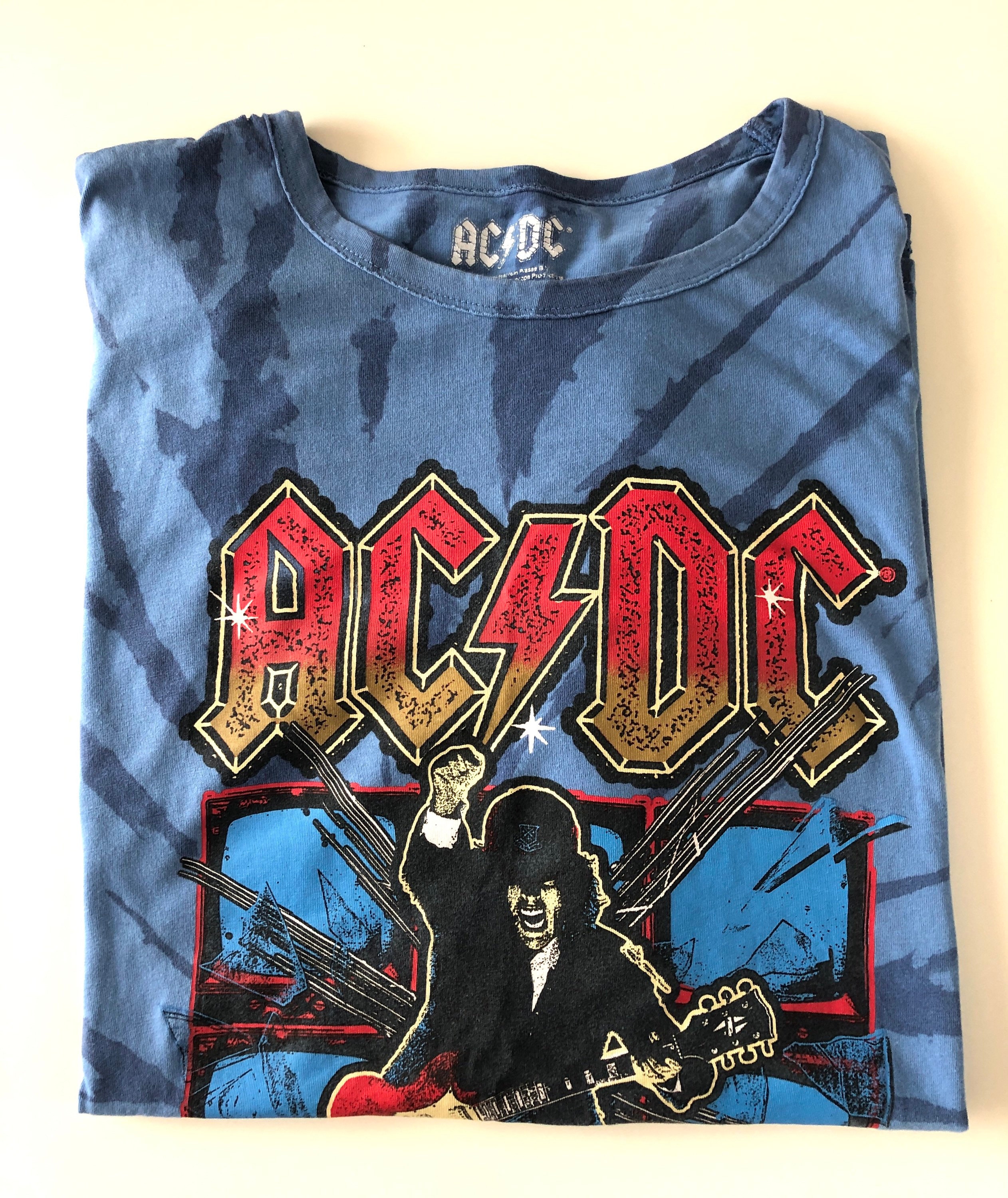 Vintage AC/DC Blow up Your Video T Shirt Cotton Size Large