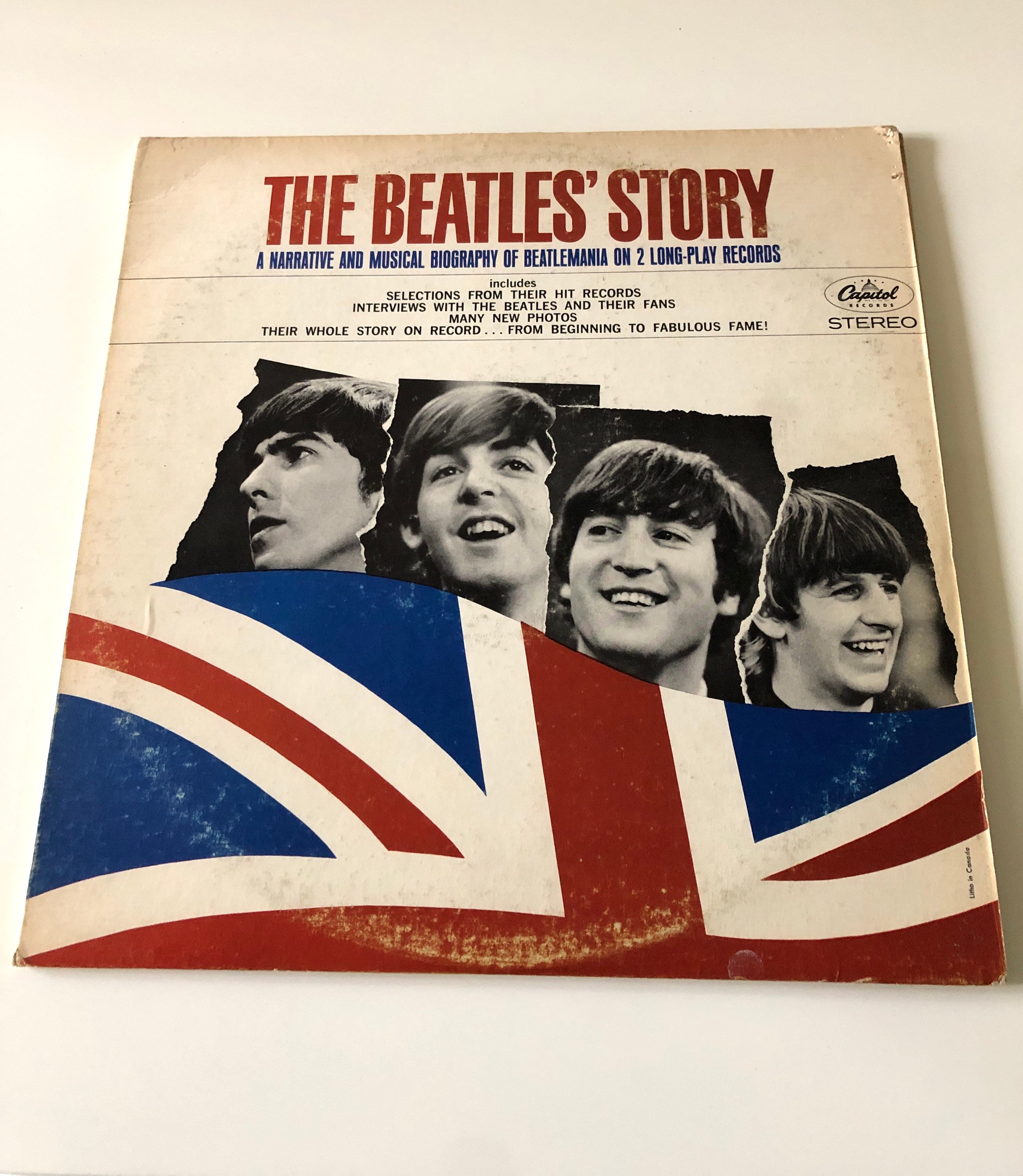 The BEATLES STORY Album Original Canada Capital Records 1964 Rare