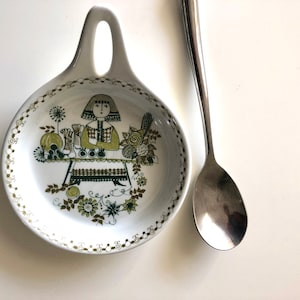 Turi-Design Market Serving Dish Spoon Holder Norway Figgjo Flint