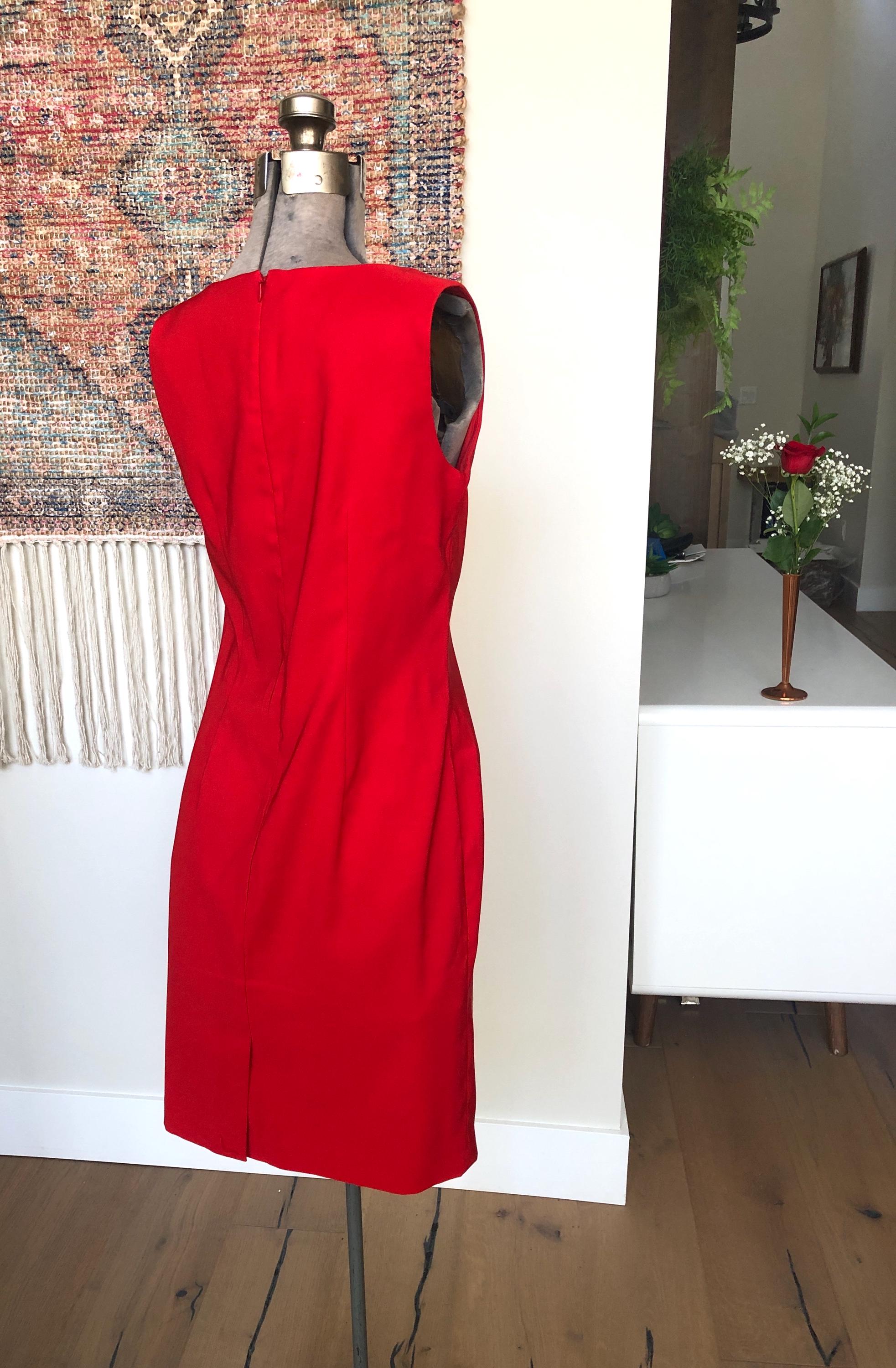 Vintage Mario Serrani ITALY Red Dress Sexy/casual/elegant/cocktail Dress  Size Small - Etsy