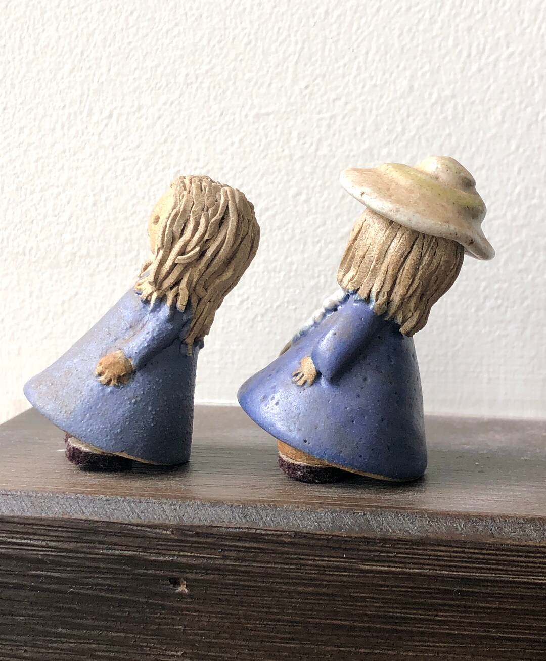 2 Vintage Ceramic Miniatures Handmade Home Decor Danish Style - Etsy