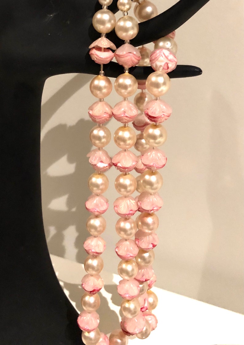 Vintage Costume Jewelry Unique Hong Kong 60s Rose free Etsy