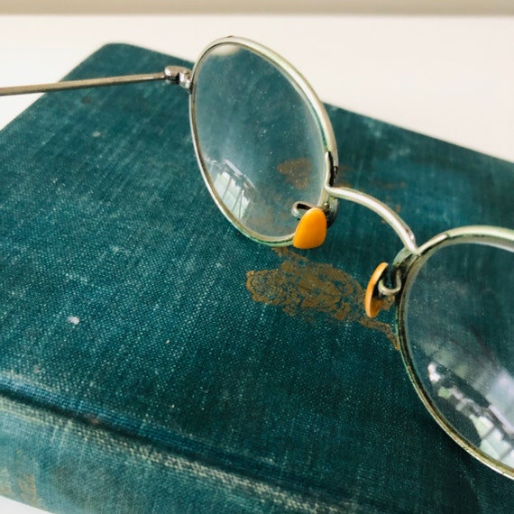 Vintage Eye-wear Wired Spectacles With Case Early… - image 5