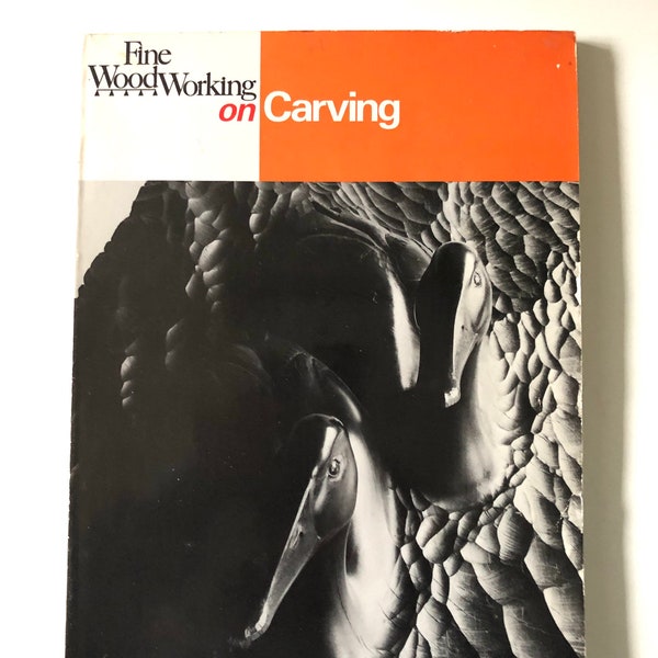 1986 Fine Woodworking On Carving Paperback Book *Free Shipping With Second Purchase*