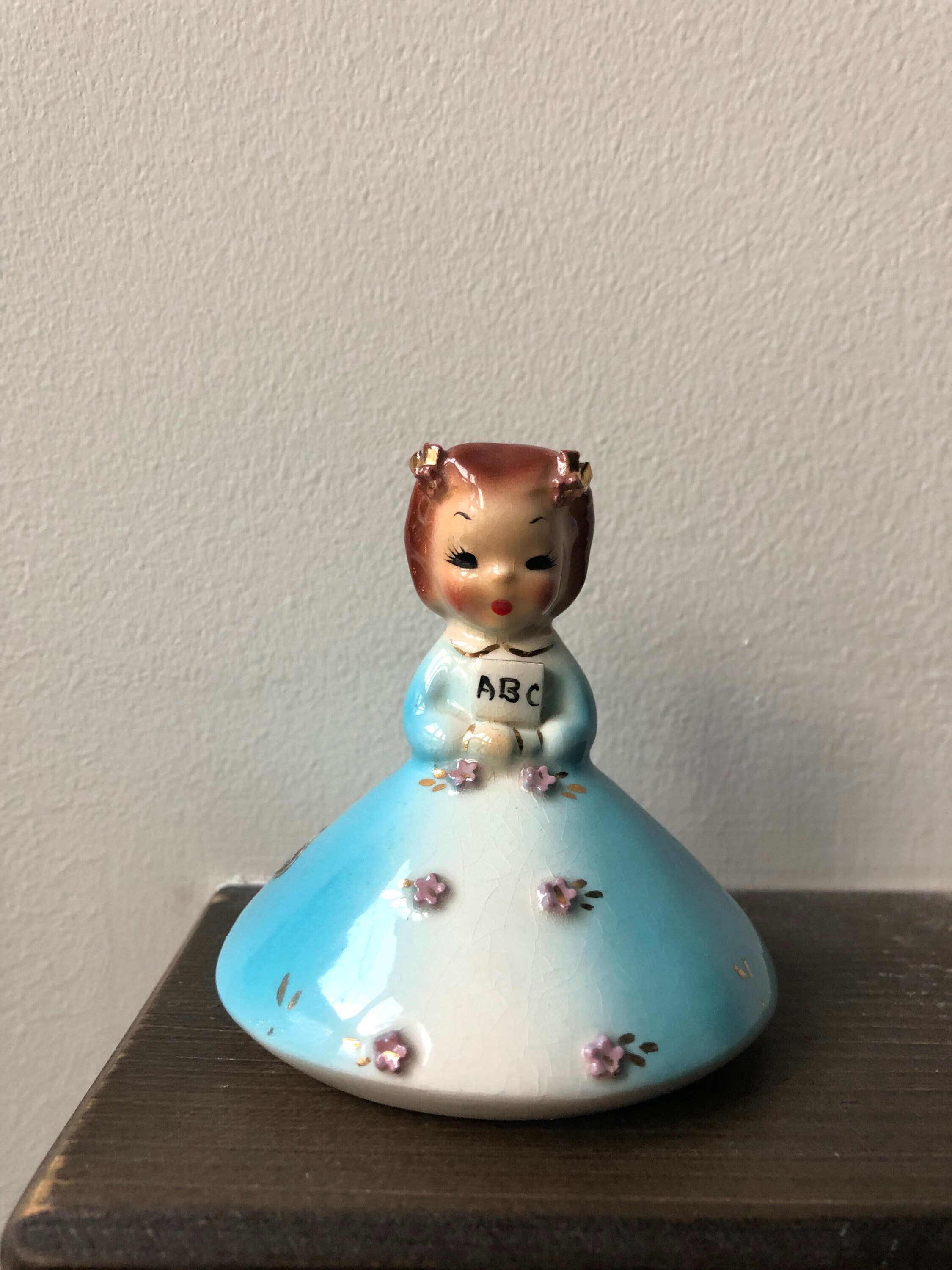 Vintage Josef Original Figurine ABC Gift For Teacher Antique Etsy