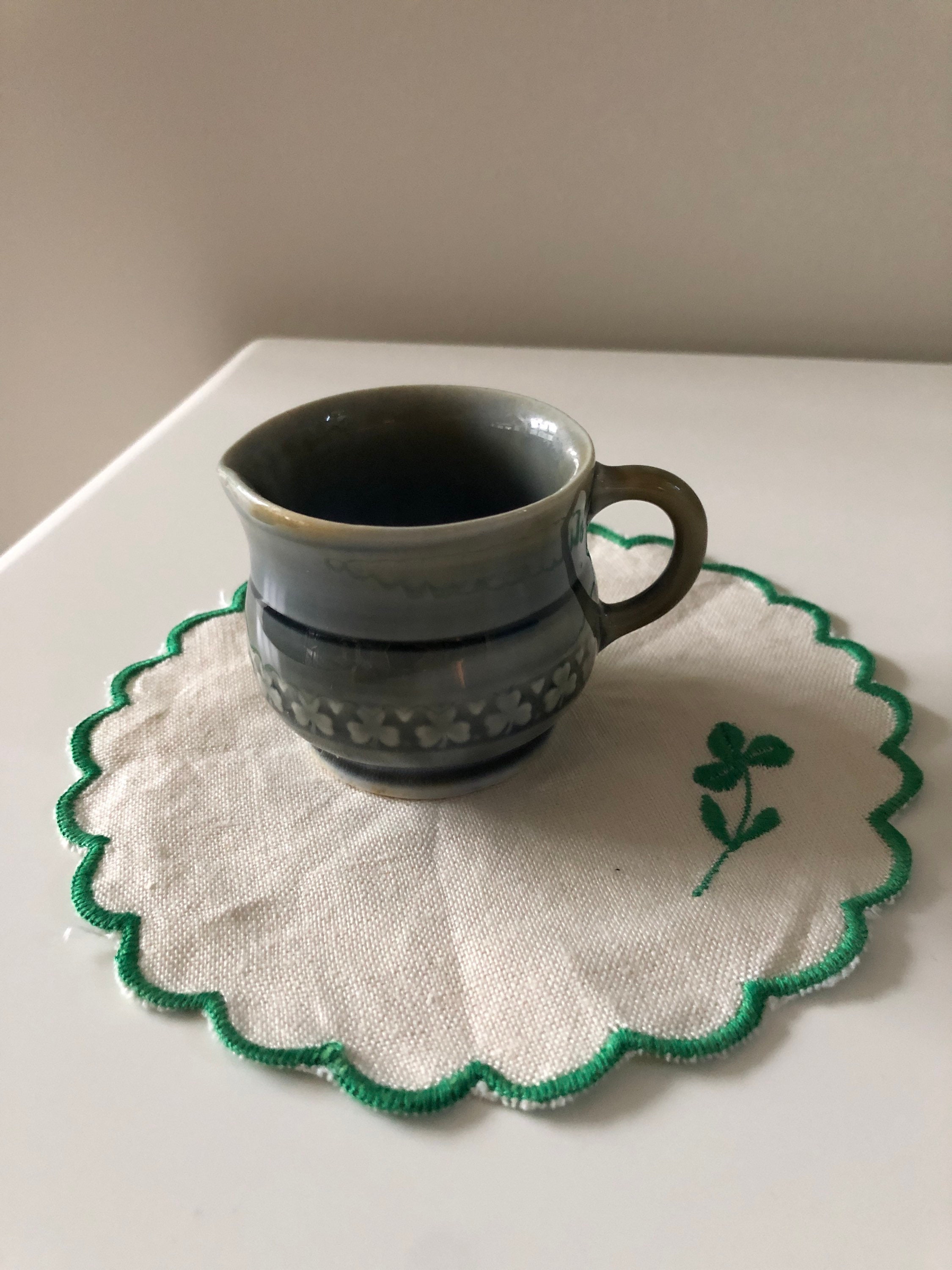Irish Porcelain Made In Ireland Wade Pottery Creamer Shamrock Etsy.de