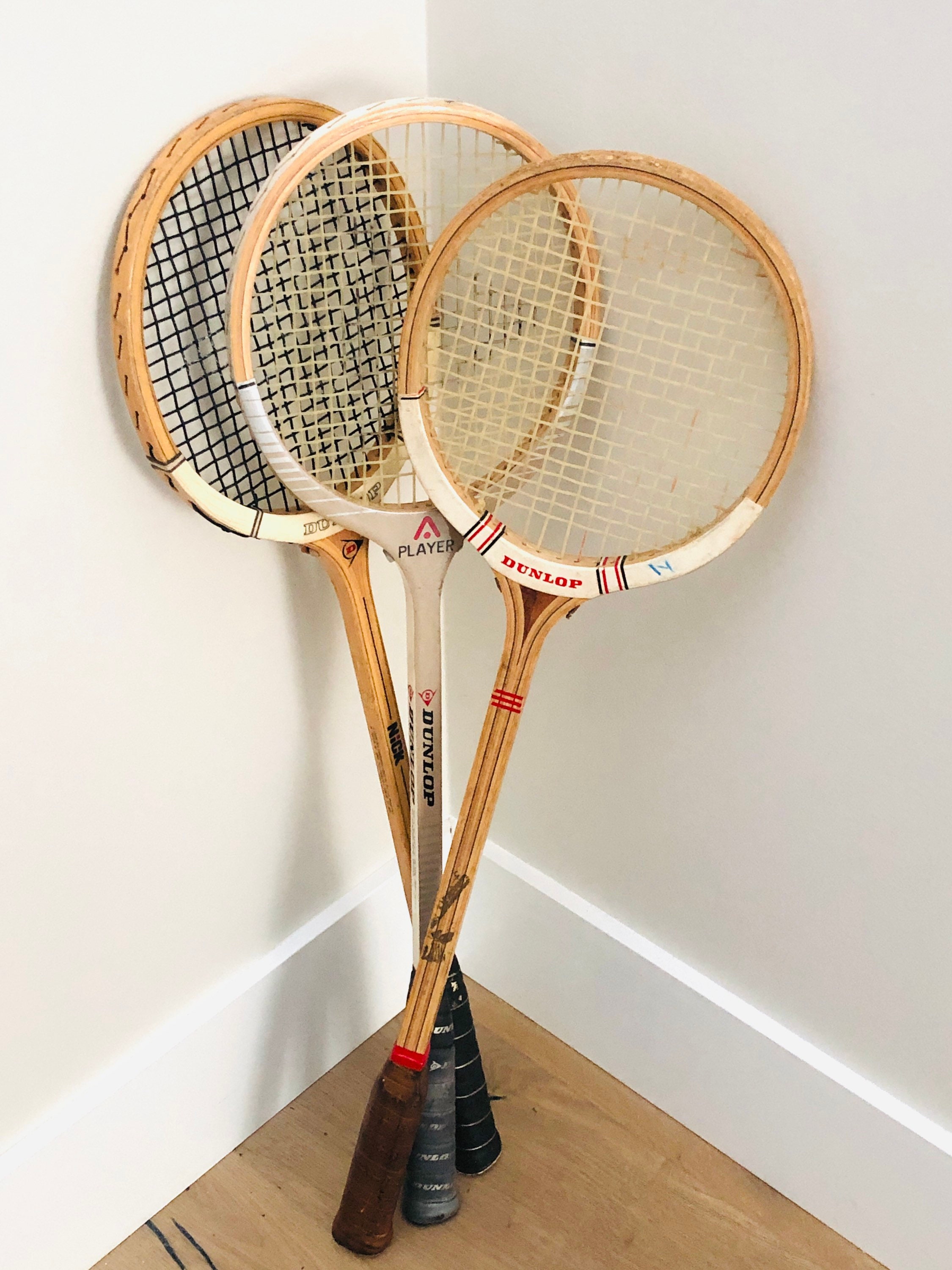 Vintage Squash DUNLOP Rackets Sports Equipment Movie Prop Wall Etsy
