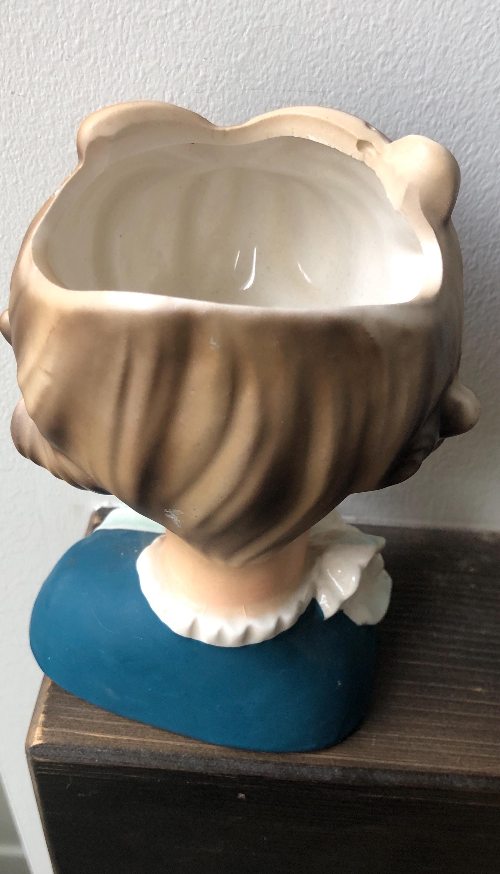 SALE Vintage Relpo Lady Head Vase Japan 60's Collectible - Etsy