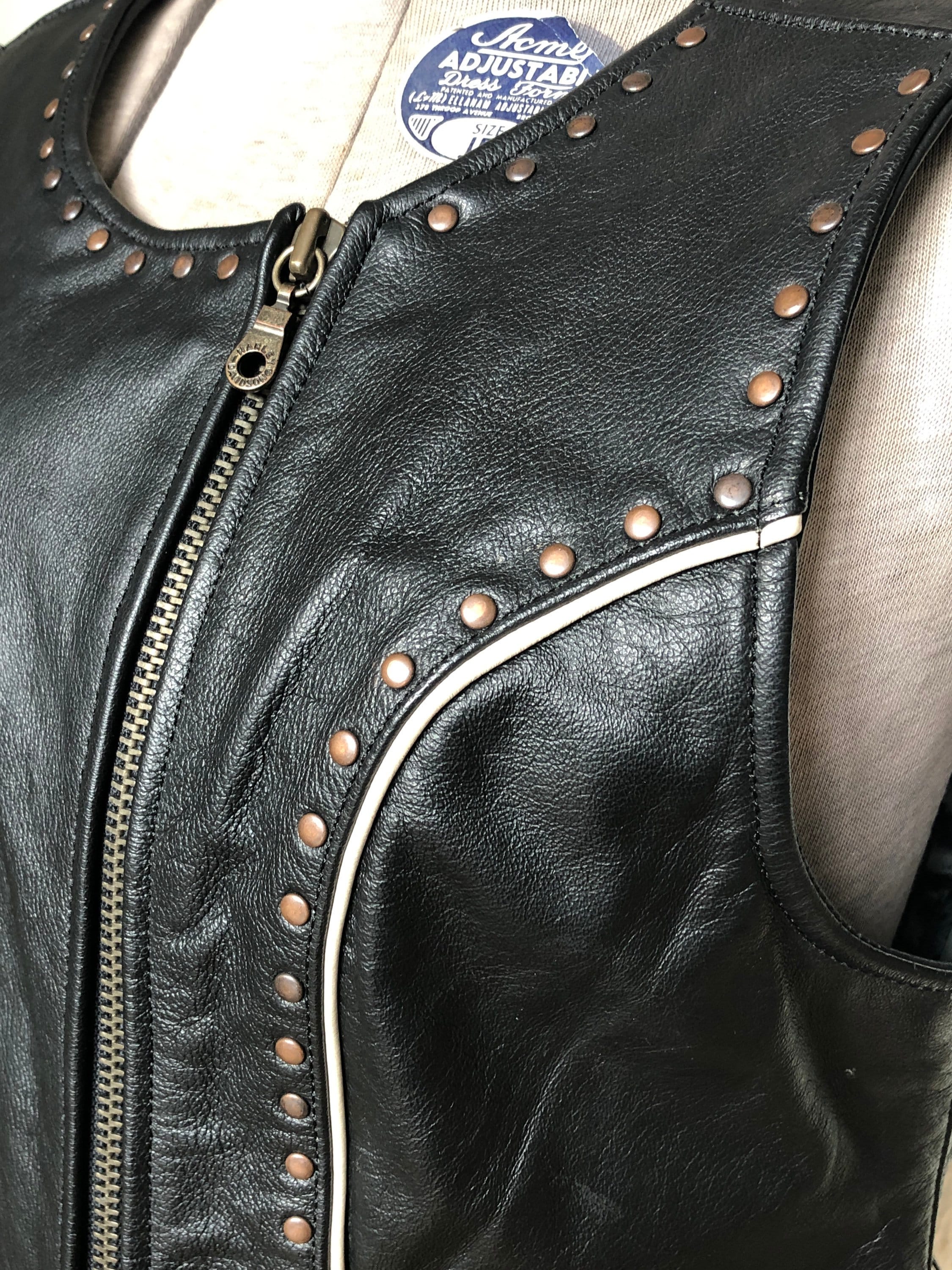 Harley davidson womens leather vest deals