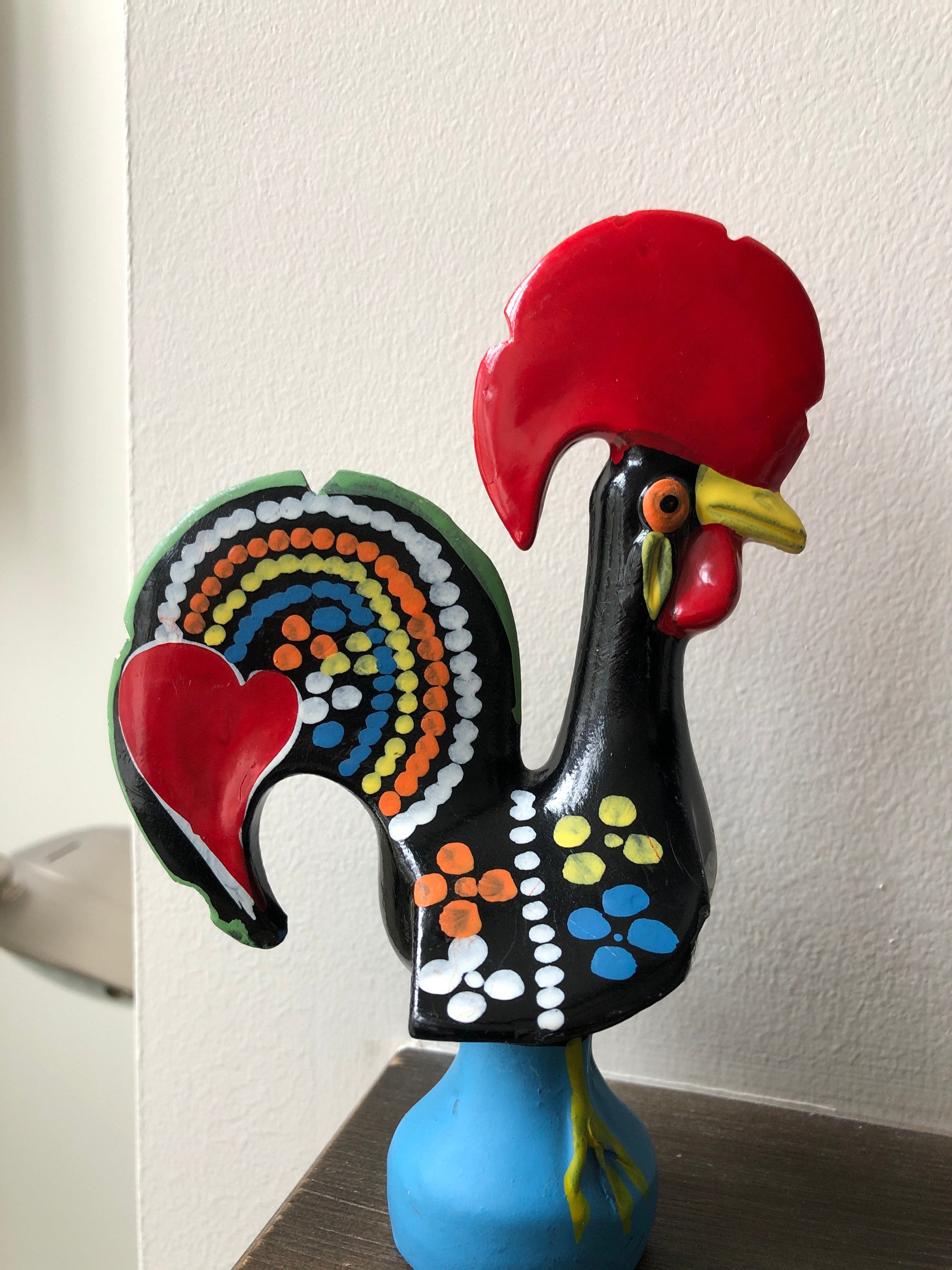 Vintage Portugal Rooster Rustic Home Decor Country Decor Etsy
