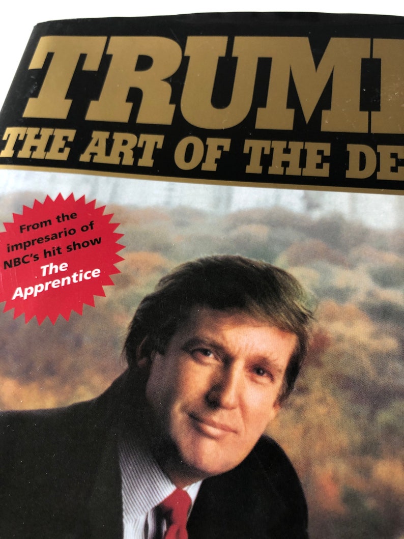 SALE First Edition TRUMP The Art Of The Deal 1987 The Etsy